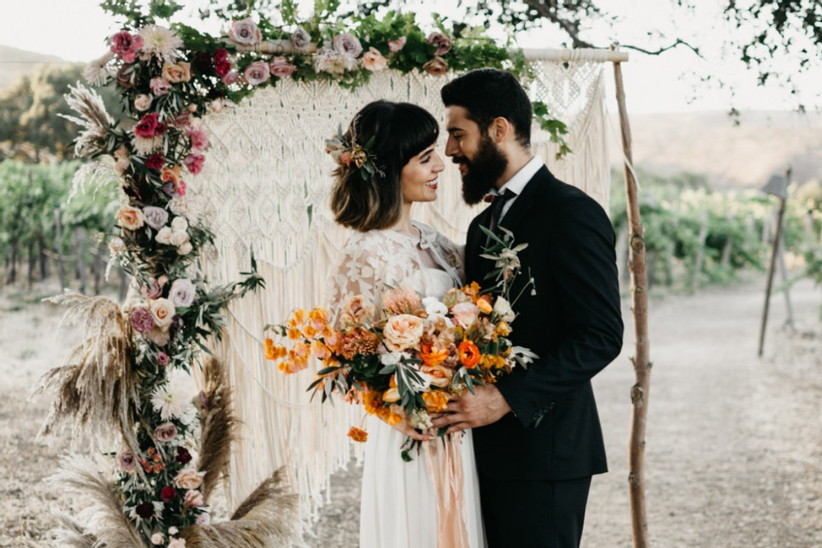 Decoración de boda con ‘crochet’, una técnica artesanal encantadora